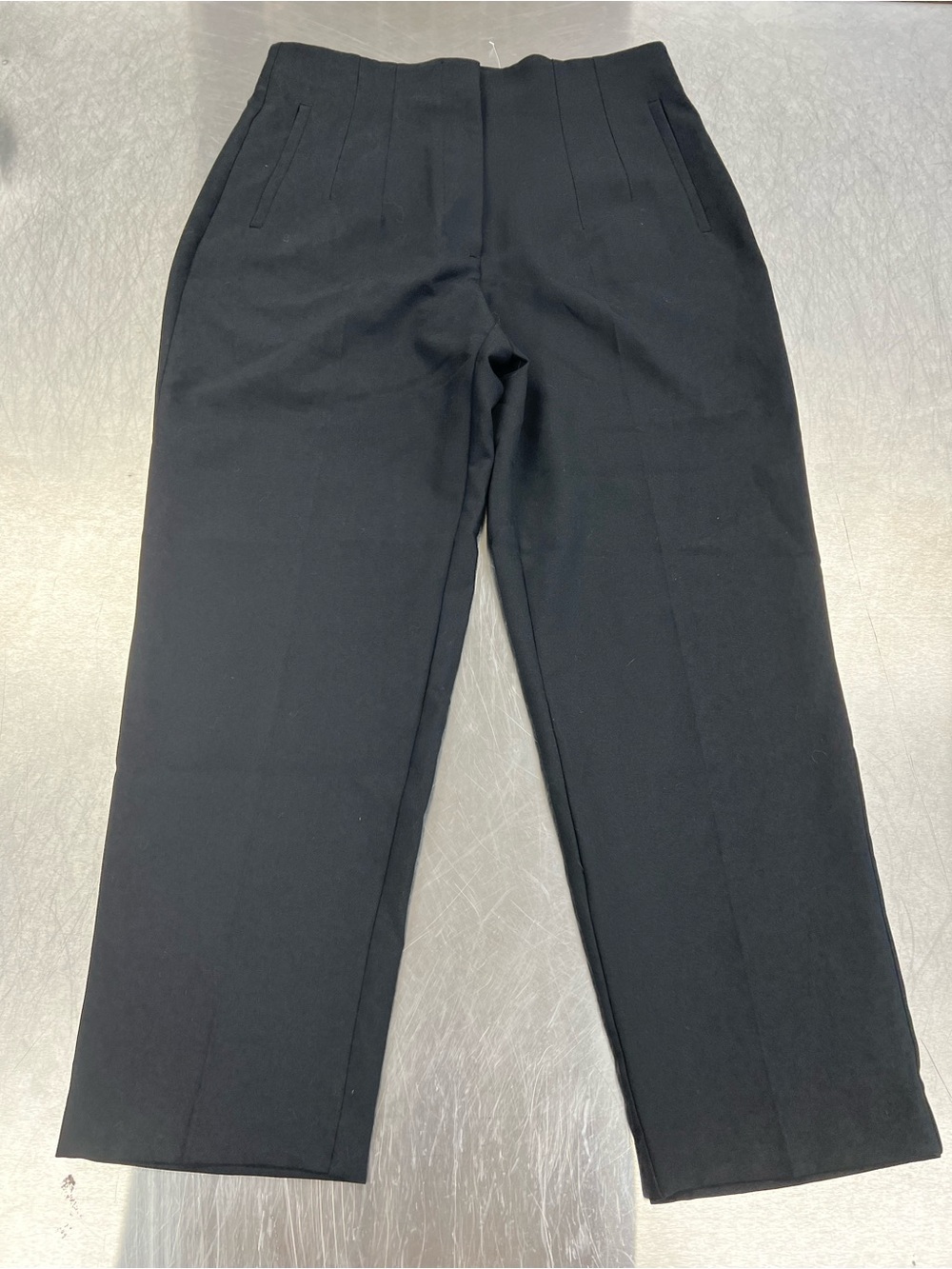 Zara Black Flat-Front Tailored Pants Women’s XL
